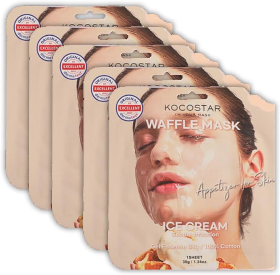 Amazon.co.jp: ココスター KOCOSTAR ワップルマスク アイスクリーム 5