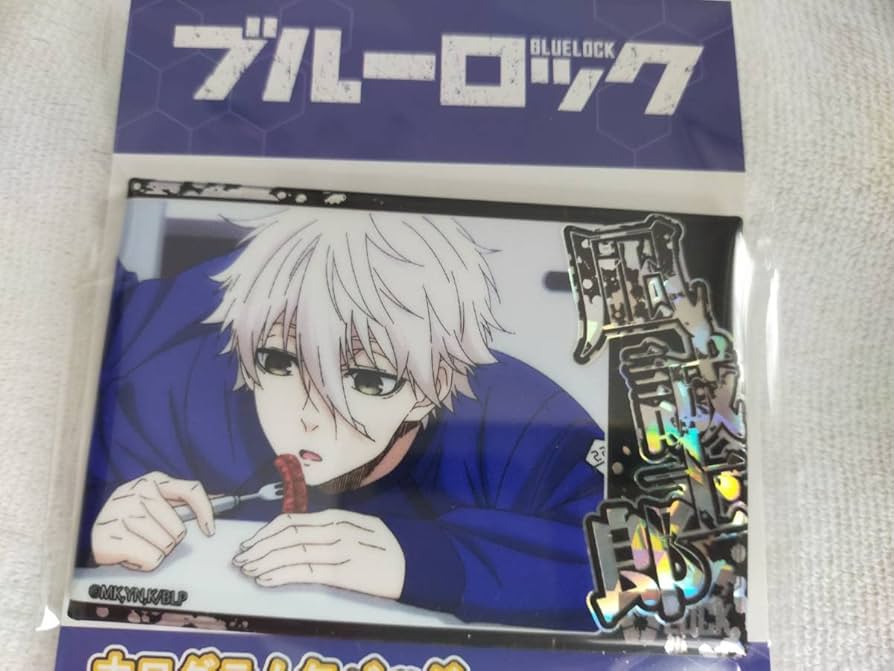 Amazon.co.jp: ブルーロック ホログラム缶バッジ 凪誠士郎 スクエア