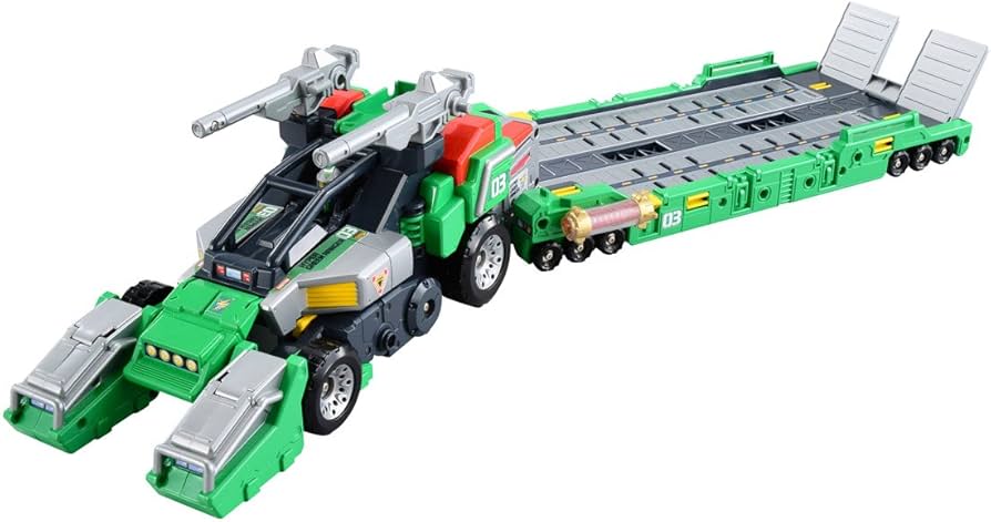 Amazon | トミカ ハイパーグリーンレンジャー3号 レンジャートレーラー
