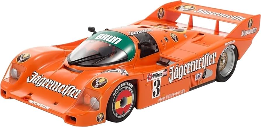 Amazon.com: Tamiya 24372 1:24 Porsche 962C Jägermeister Model