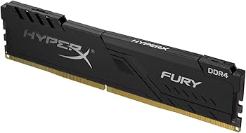 HyperX Fury 16GB 2400MHz DDR4 CL15 DIMM Black XMP Desktop Memory