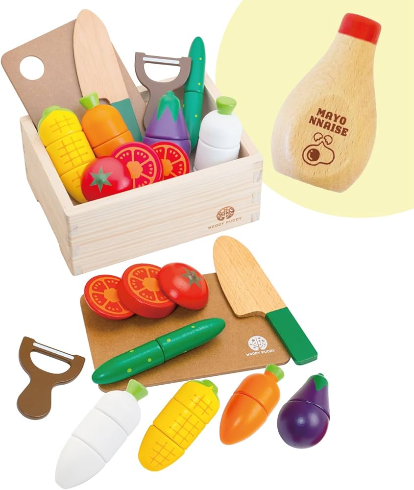 Amazon | 【ウッディプッディ直営限定品】はじめてのおままごと サラダ