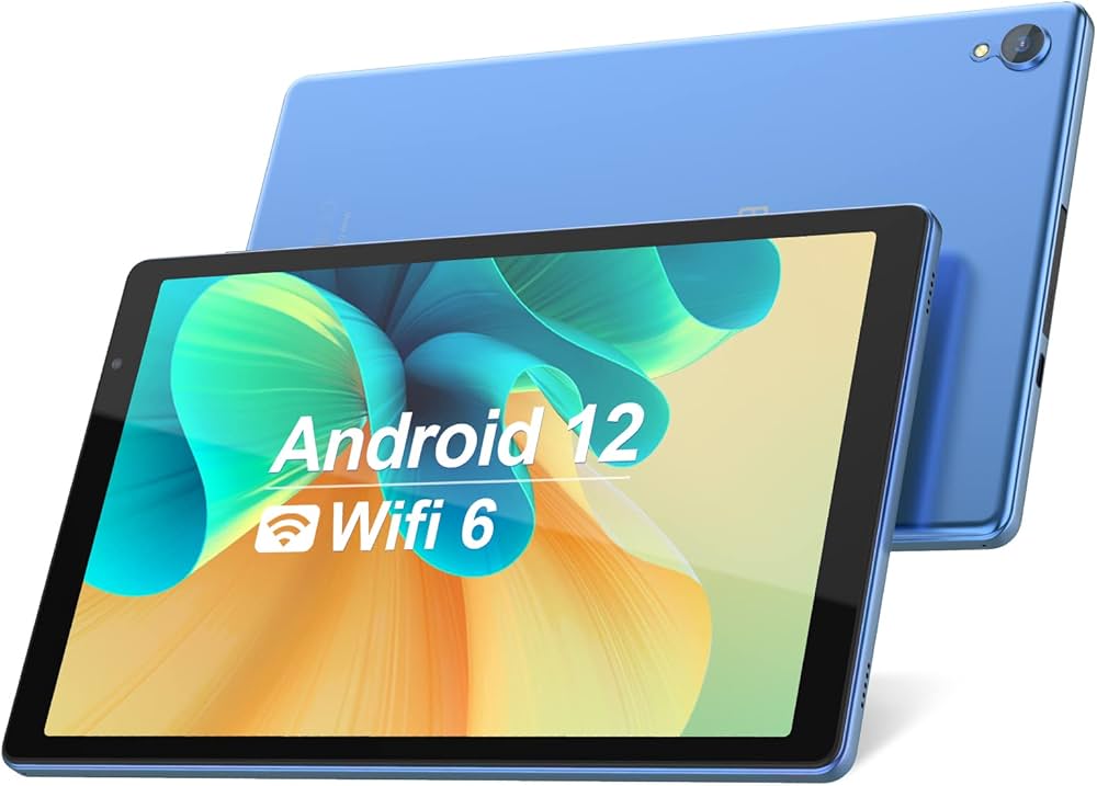 Amazon.co.jp: ブルーのAndroid 12 タブレット、10 インチ IPS HD