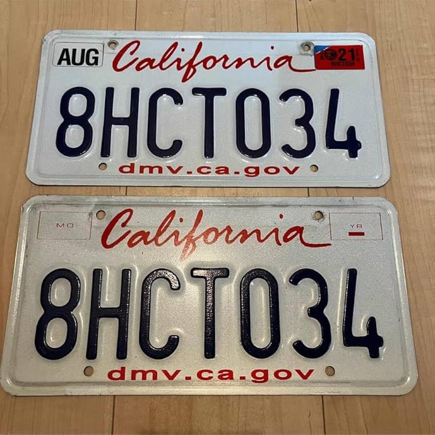 Amazon.co.jp: 034 アメリカカリフォルニアナンバープレート