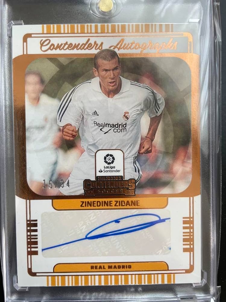Amazon.co.jp: ジネディーヌ ジダン panini chronicles 直筆サイン 34