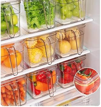 Amazon｜冷蔵庫保管野菜室 PET 食品グレードのプラスチック製野菜室