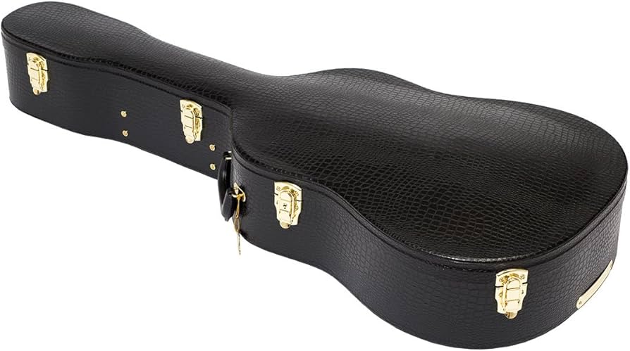 Amazon | ドレッドノート用ハードケースアーチトップ細首クロコダイル