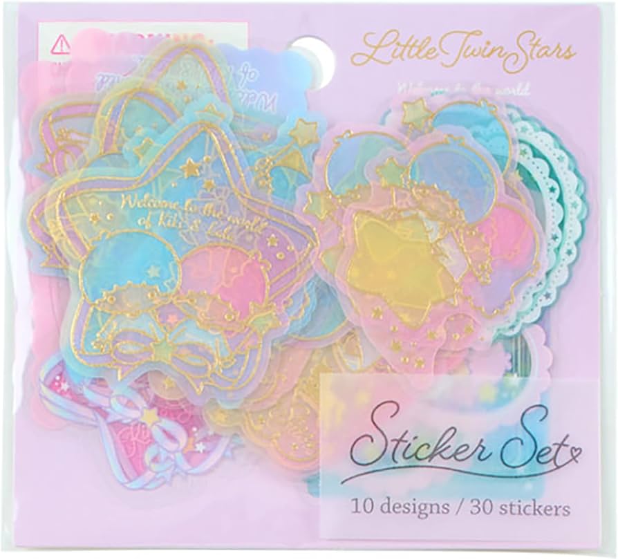 Amazon | サンリオ(SANRIO) ステッカーセット リトルツインスターズ