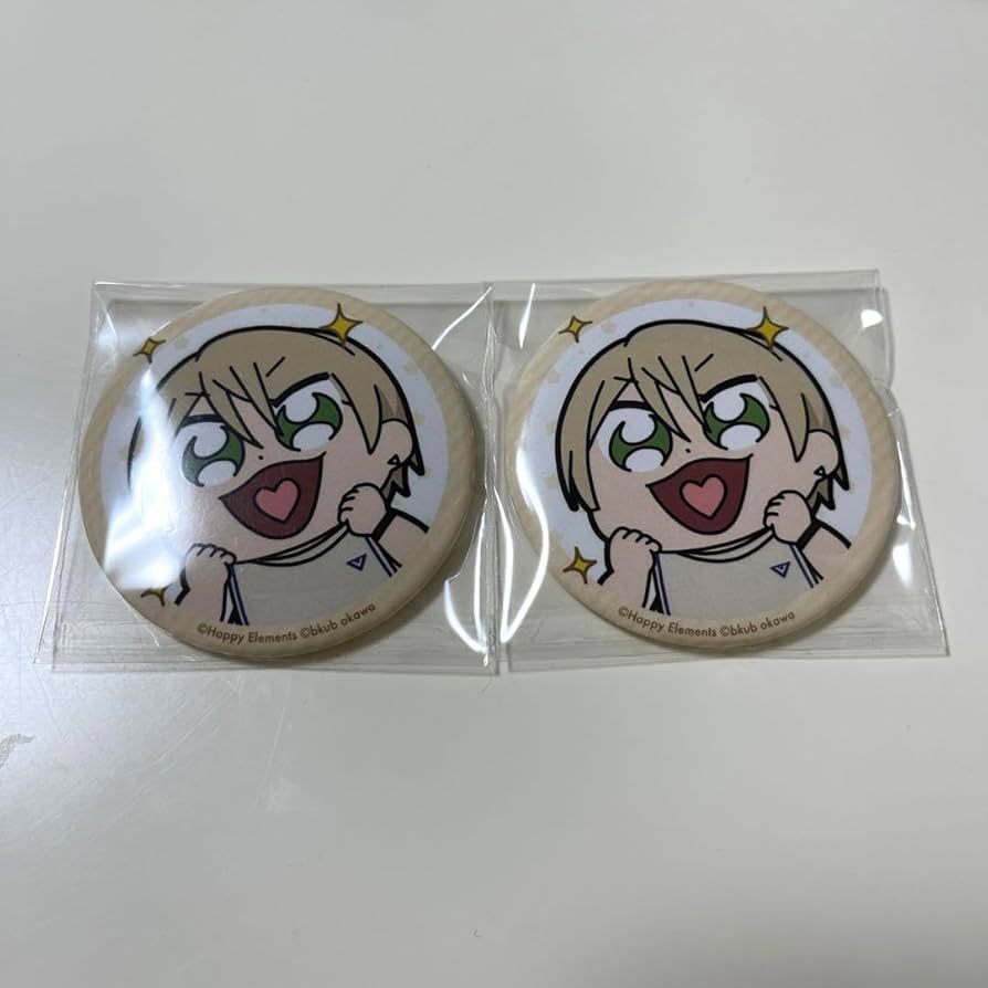 Amazon.co.jp: あんスタ ALKALOID 白鳥藍良 ぶくスタ 缶バッジ : おもちゃ