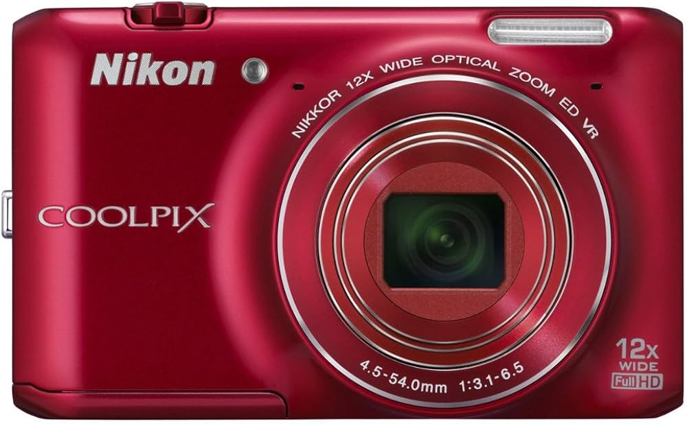 Nikon COOLPIX S6400 16 MP Digital Camera with 12x Optical Zoom and