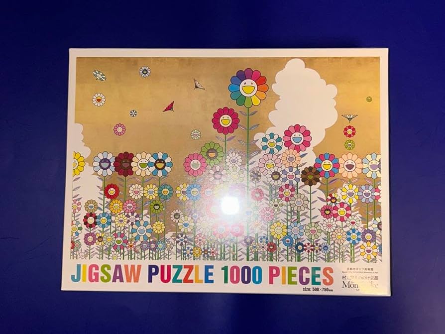 匿名配送】 村上隆 もののけ京都 パズル フラワー 村上隆 もののけ京都