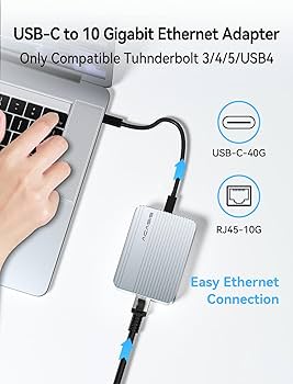 Amazon.com: ACASIS USB4 to10gb ethernet Adapter High-Speed USB C