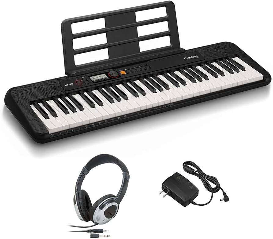 Amazon | CASIO CT-S200 BK ヘッドホンセット 61鍵盤 Casiotone