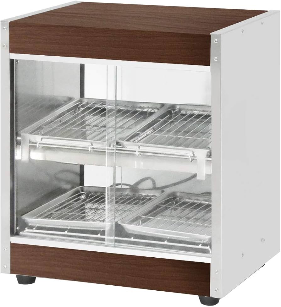 Amazon.co.jp: 業務用ホットショーケース 木目調 PRO-4WSE (ダーク