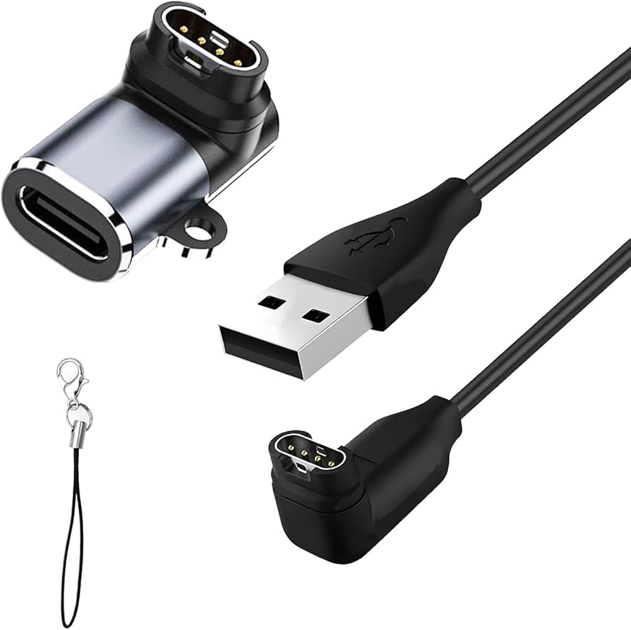 Amazon.co.jp: ガーミン用充電ケーブル 1m L字型 と USB Type-C 変換