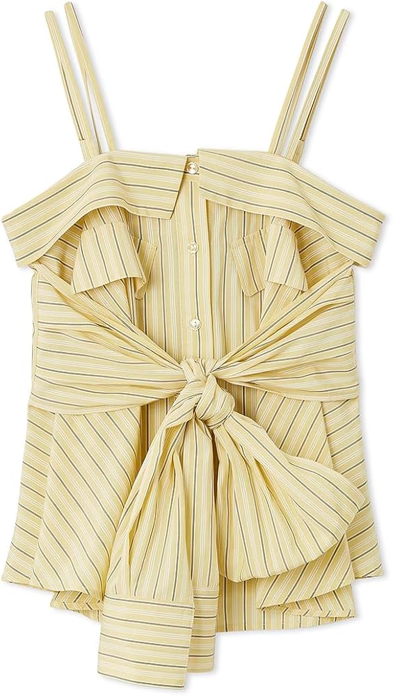 Amazon | [フレイ アイディー] シャツデザインキャミビスチェ