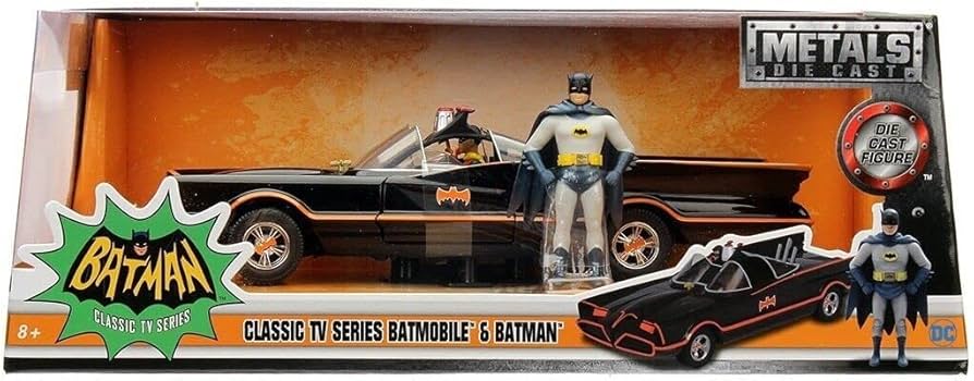 Amazon | ジャダ(Jada) 1:24 1966 CLASSIC TV Series BATMOBILE W