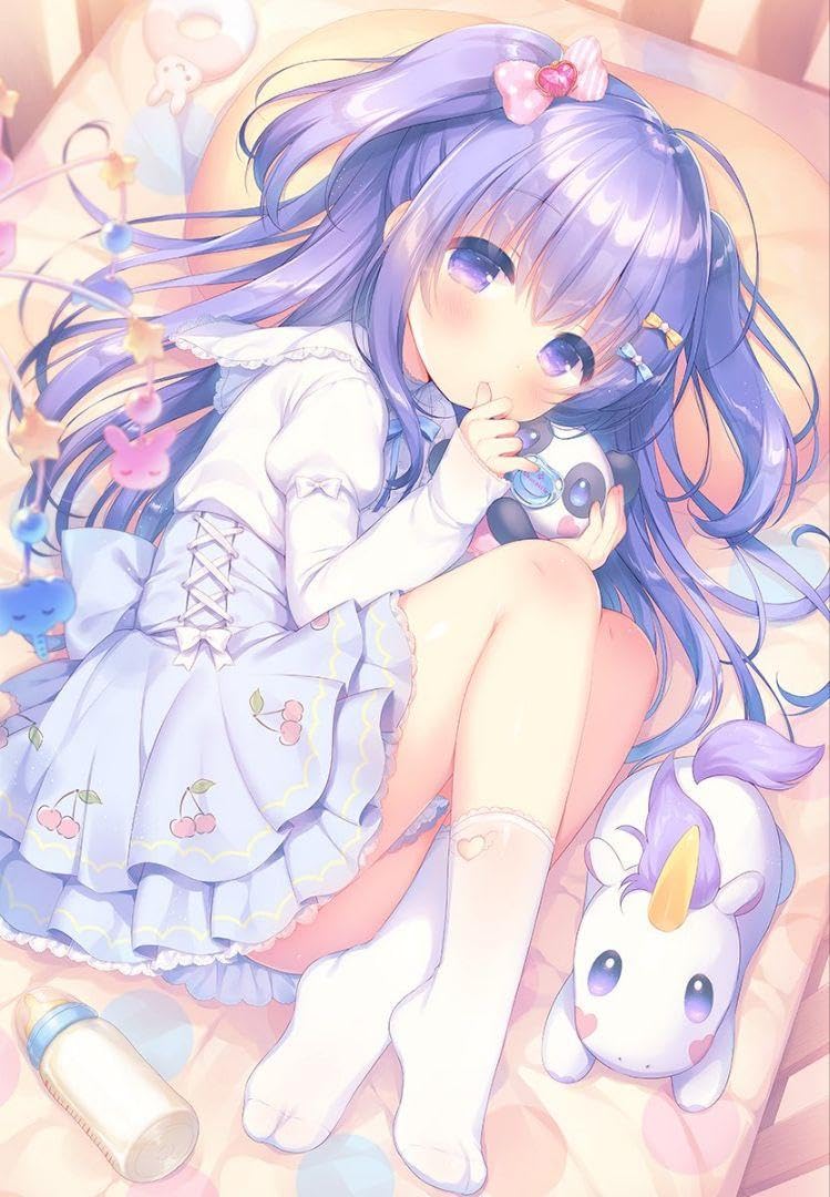 Amazon.co.jp: うさ城まに WスエードB2 タペストリー : おもちゃ