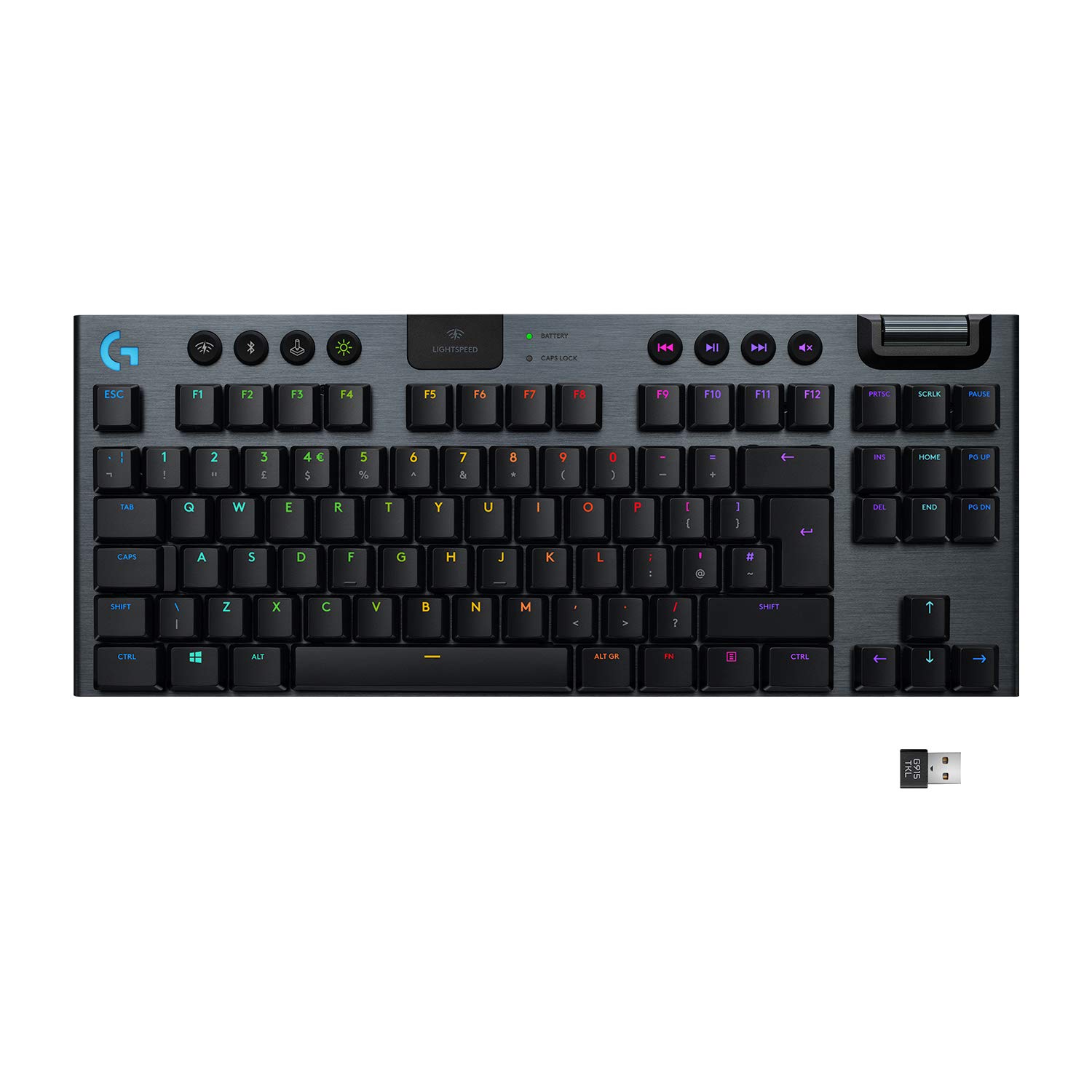Logitech G915 TKL Tenkeyless Lightspeed Wireless RGB Mechanical