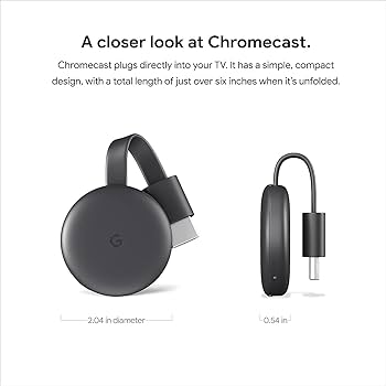 Amazon.com: Google Chromecast - Streaming Device with HDMI Cable