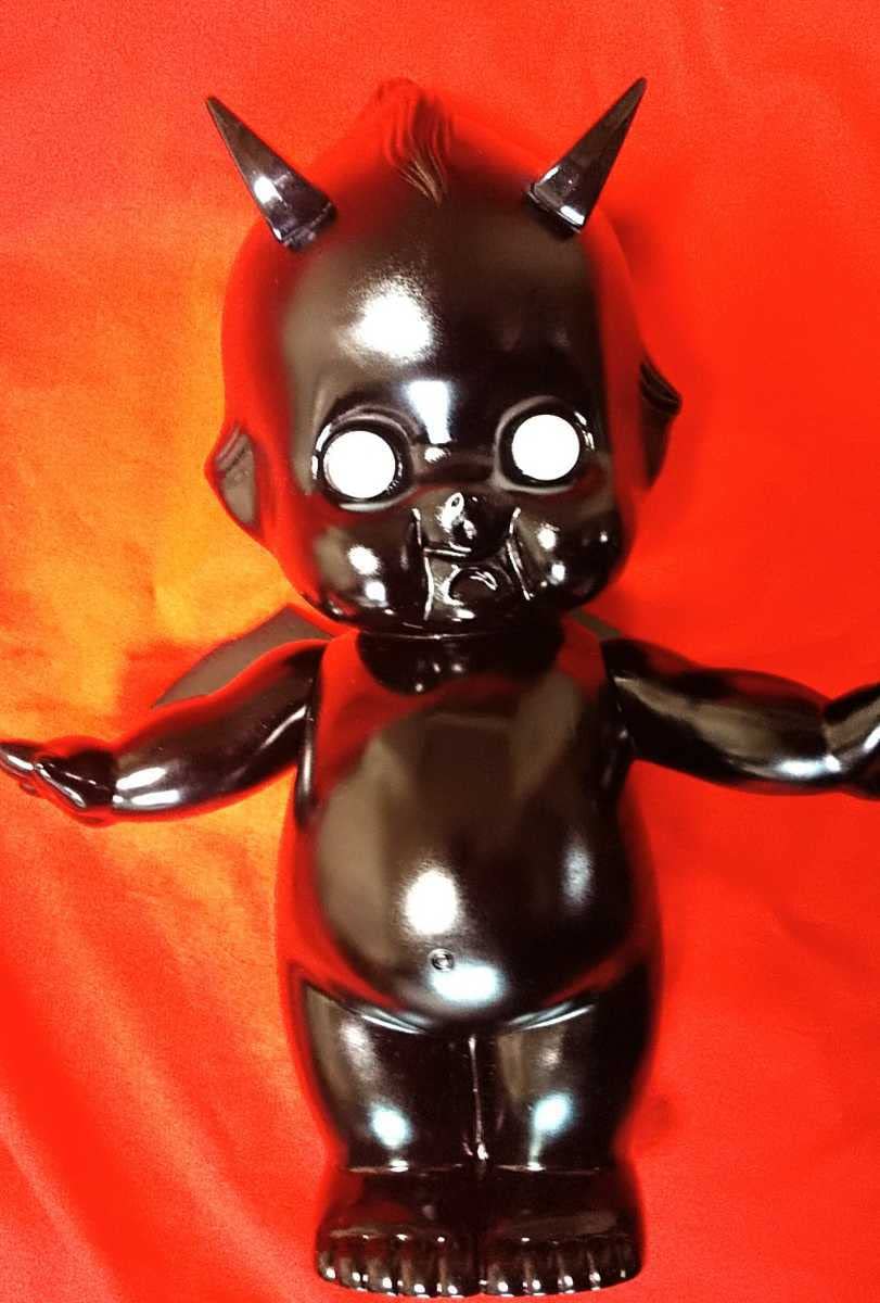 Amazon.co.jp: gasumaru黒い悪魔キューピー人形 デビル フィギュア