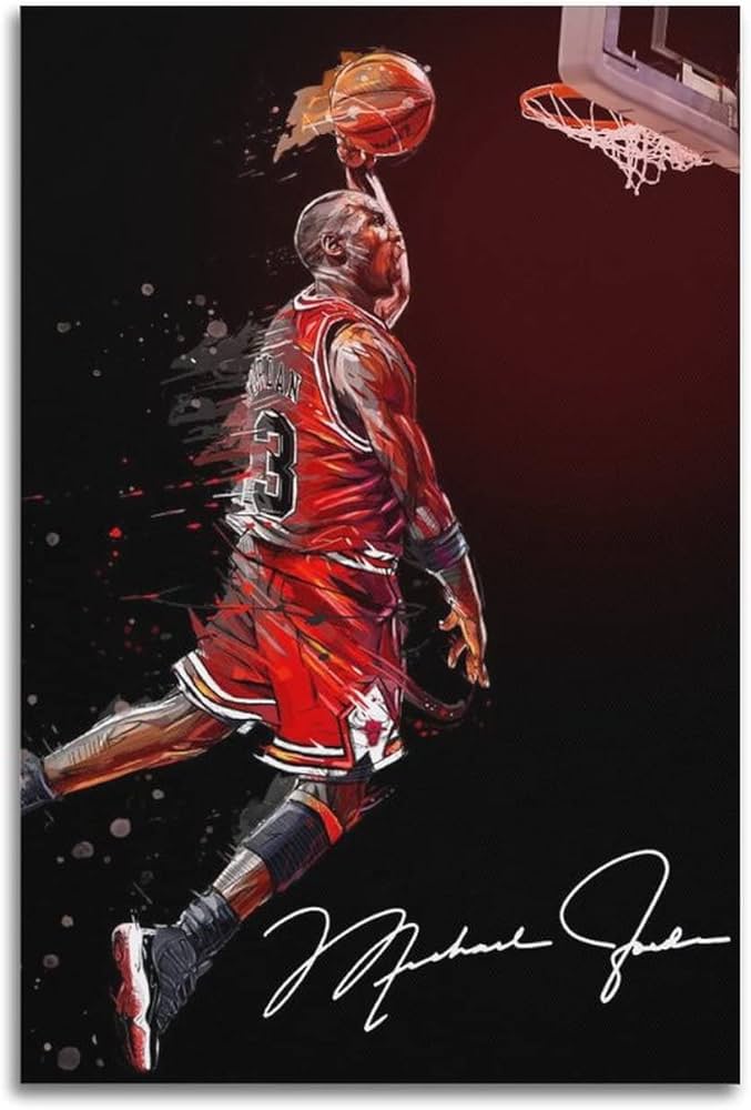Amazon.co.jp: マイケル・ジョーダンバスケットボールのポスター 壁