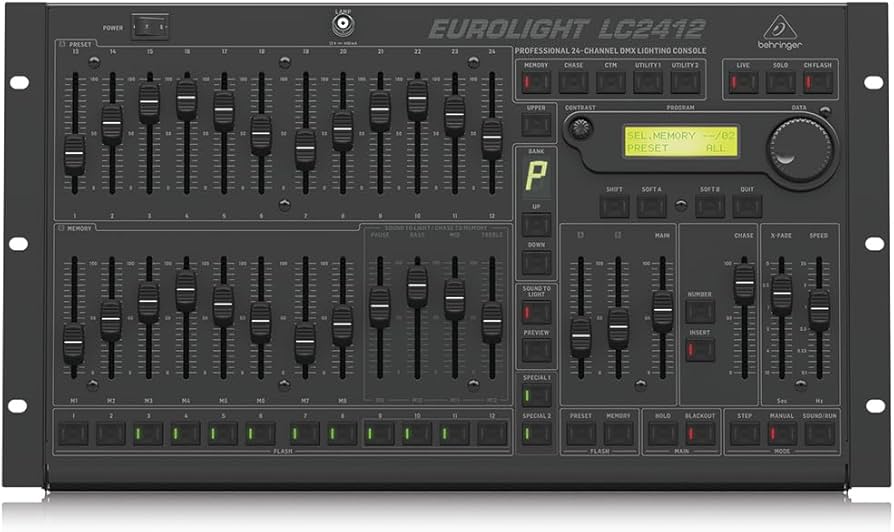 Amazon | BEHRINGER EUROLIGHT LC2412 V2 24ch DMX照明制御