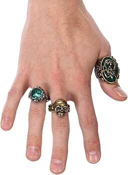 Amazon.co.jp: ジャック スパロウ コスプレ 指輪 セット 大人