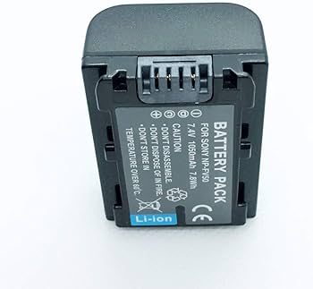Amazon.com : Rechargeable Battery Pack for Sony DCR-SR68, DCR-SR88