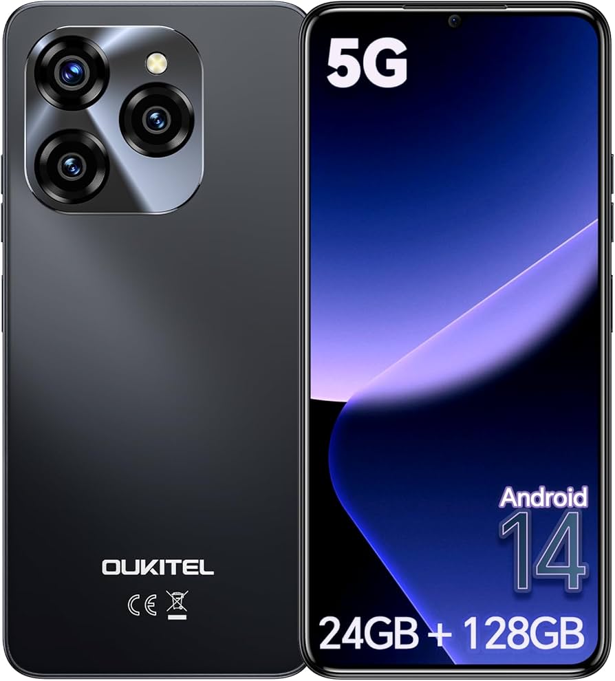 Amazon | OUKITEL C50 スマホ 本体 SIMフリー - 5G スマートフォン