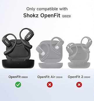 Amazon.com: SURITCH for SHOKZ OpenFit Case Cover, Shockproof