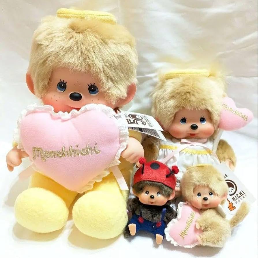 Amazon.co.jp: ラブハッピーエンジェル モンチッチ 50周年 ぬいぐるみ