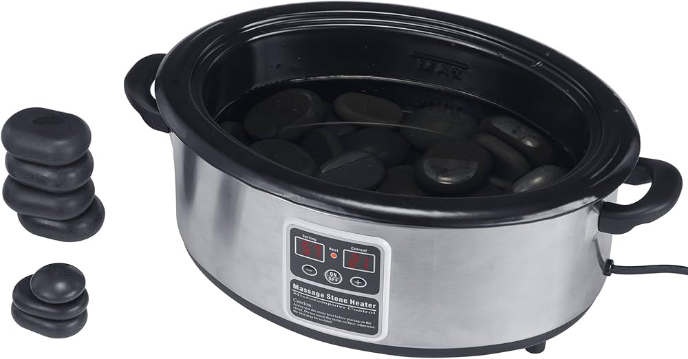 Amazon.com: Master Massage 6 Quart LED Hot Stone Warmer with