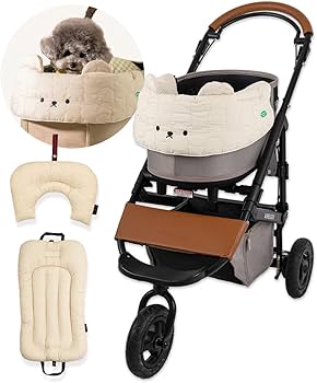 Amazon.co.jp: HARRYSPET ペットカートクッション [3点セット] Berry