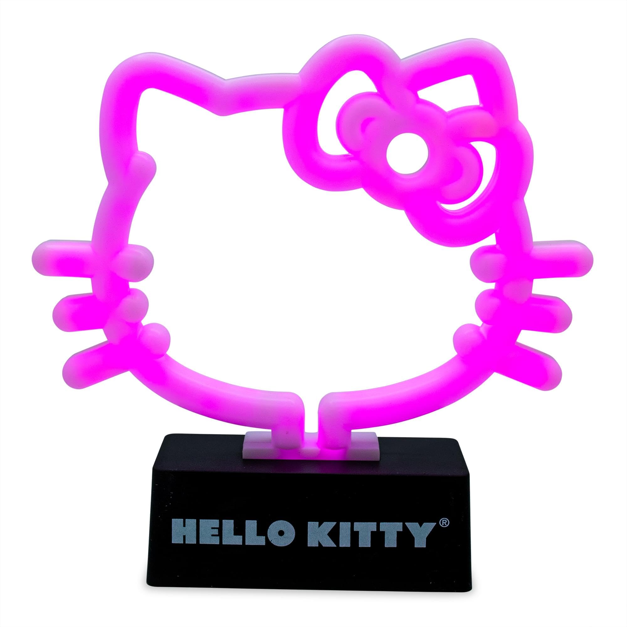 Amazon.com: Silver Buffalo Sanrio Hello Kitty Neon LED Lamp Room