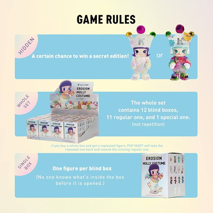 Amazon.co.jp: POPMART MOLLY × INSTINCTOY EROSION MOLLY COSTUME