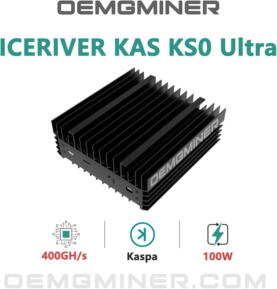 Amazon.co.jp: IceRiver KS0 ウルトラ 400Gh 100w Kas Miner Kaspa