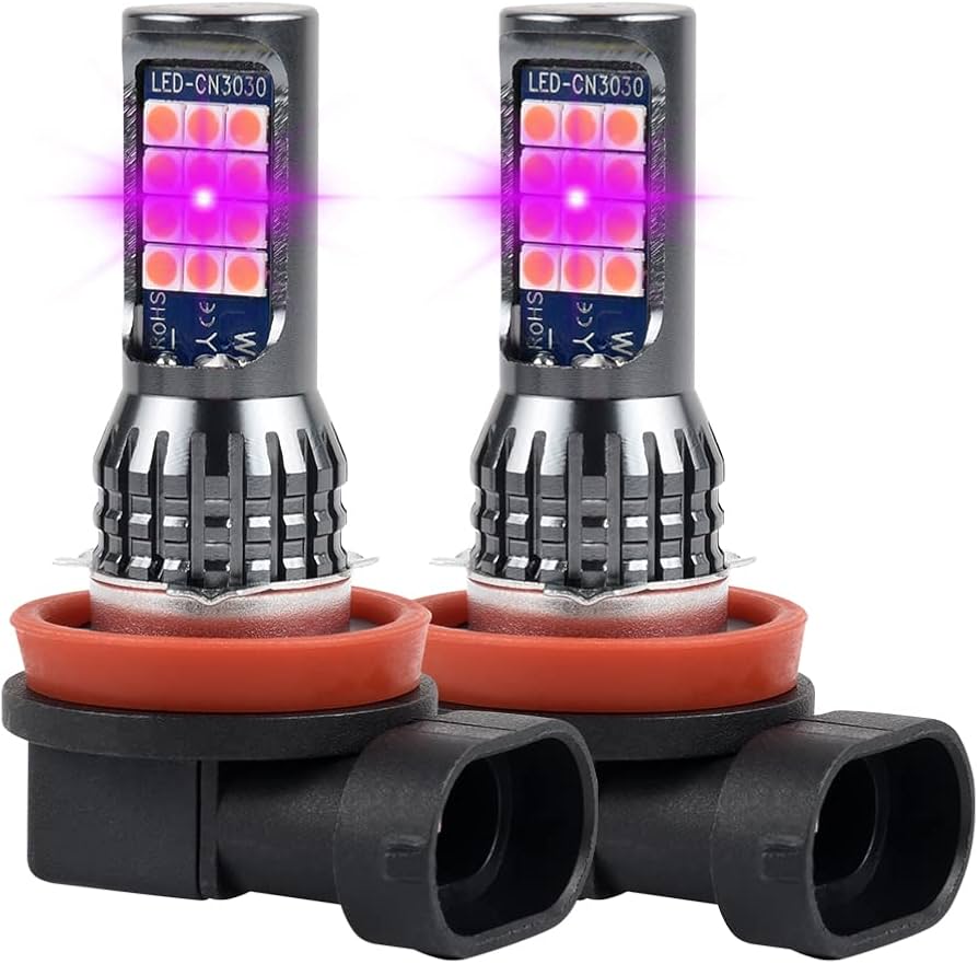 Amazon | MAZERO フォグランプ H8 H11 H16 LED ピンク パープル フォグ