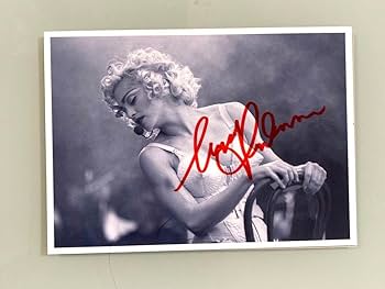 Amazon.co.jp: セール中…マドンナ直筆サイン入り2Lサイズ写真…Madonna