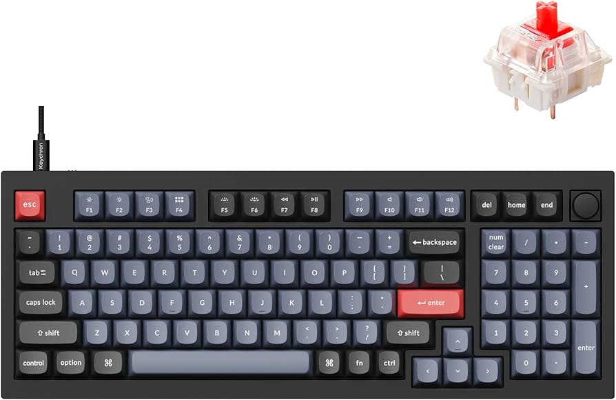 Amazon.com: Keychron Q5 Wired Custom Mechanical Keyboard Knob