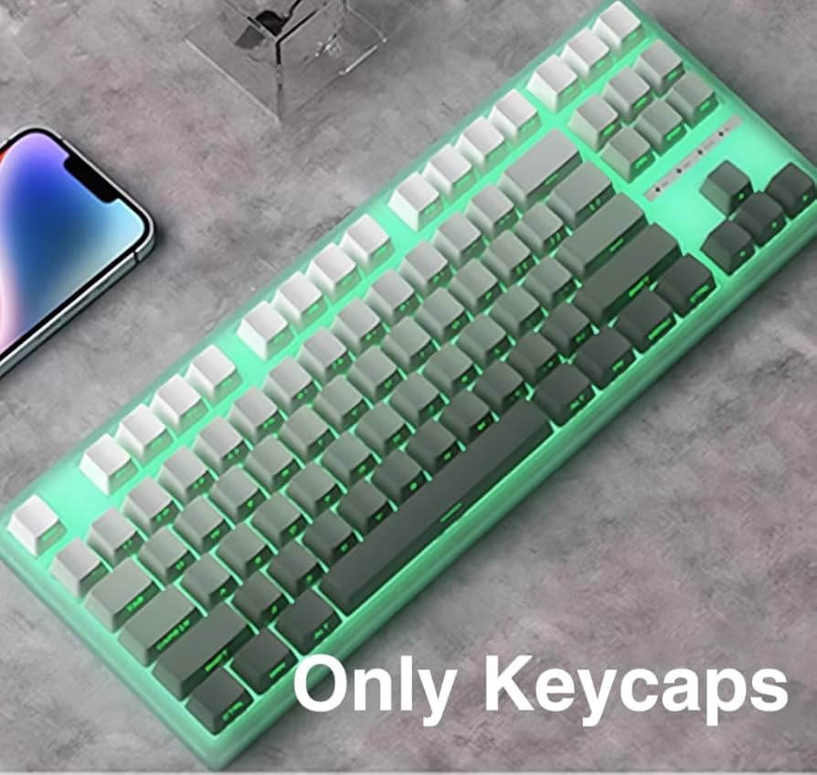 Amazon.co.jp: ZMX 87キーPBTキーキャップ、昇華型OEMプロファイル