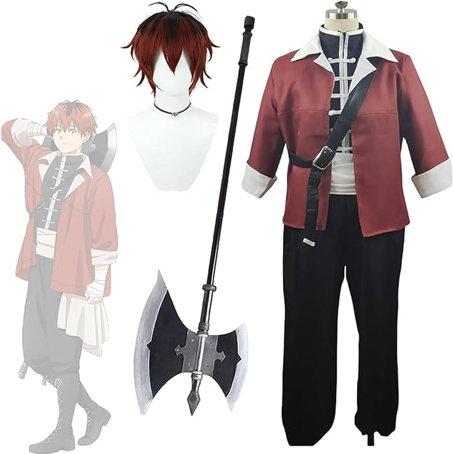 Amazon | 葬送のフリーレン 周辺 シュタルク コスプレ衣装 ウィッグ 斧