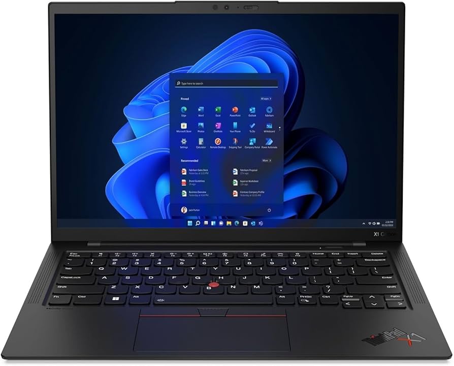Amazon.com: Lenovo Gen 11 ThinkPad X1 Carbon Laptop with Intel