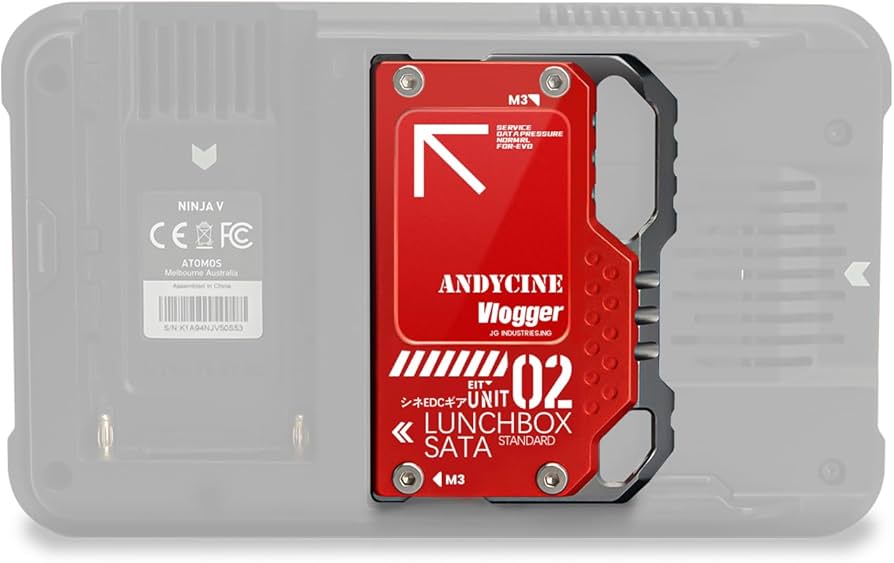 Amazon.com: Lunchbox II SATA SSD Case, Compatibel with Atomos