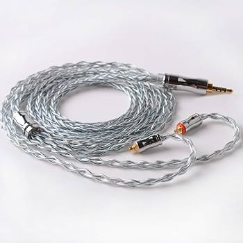 Amazon | NICEHCK C8s-3 8芯イヤホンオーディオケーブル 高純度銀