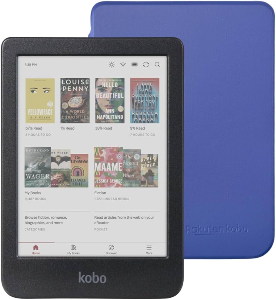 Amazon.com: Kobo Clara Colour eReader with Case Bundle (Cobalt