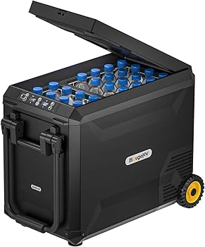 Amazon.co.jp: BougeRV ポータブル冷蔵庫 車載冷蔵庫 車載冷蔵冷凍庫