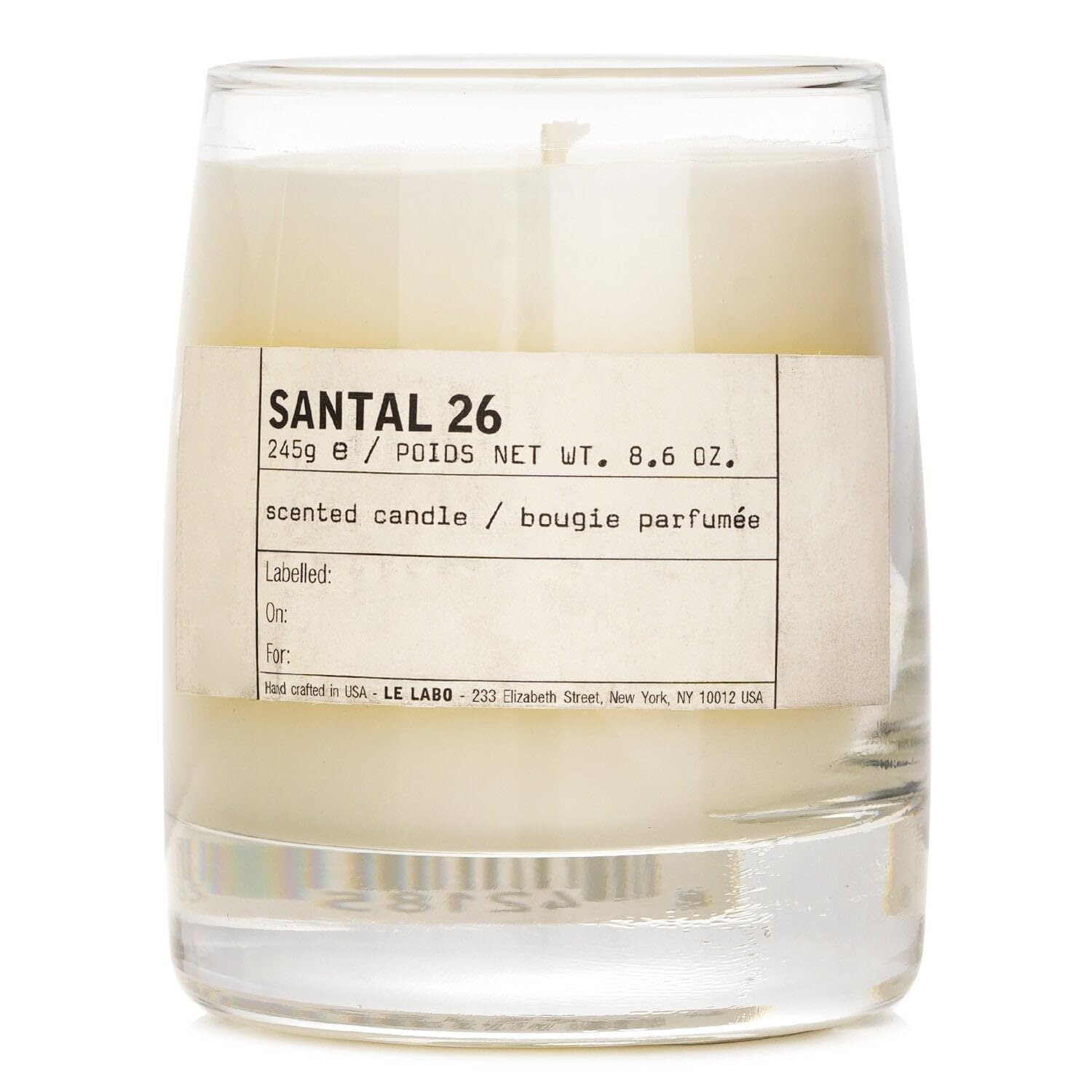 Amazon.com: LE LABO Santal 26 Scented Candle 245 Grams 8.6 Ounce
