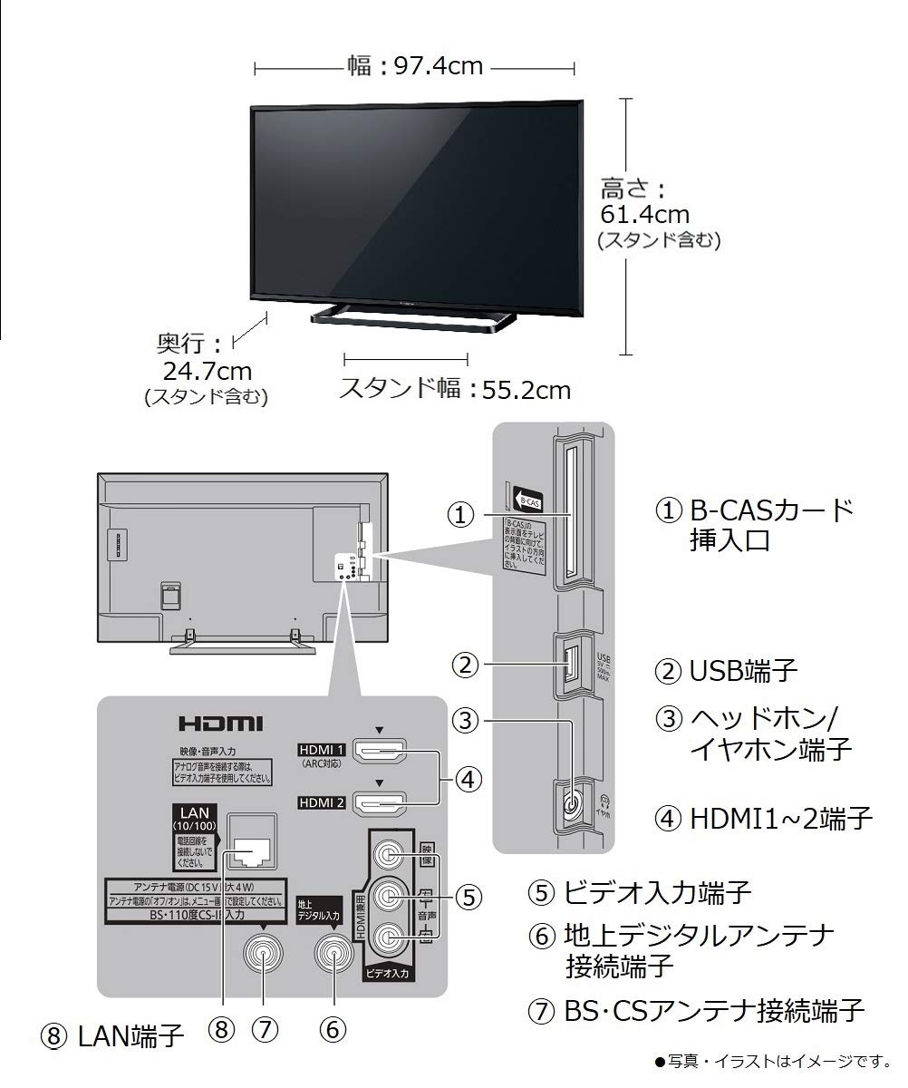 Panasonic パナソニック 43型液晶テレビ TH-43E300液晶割 パナソニック