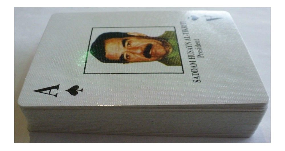 Amazon.com: Iraqi Most Wanted Playing Cards Iraq War-Saddam Sealed